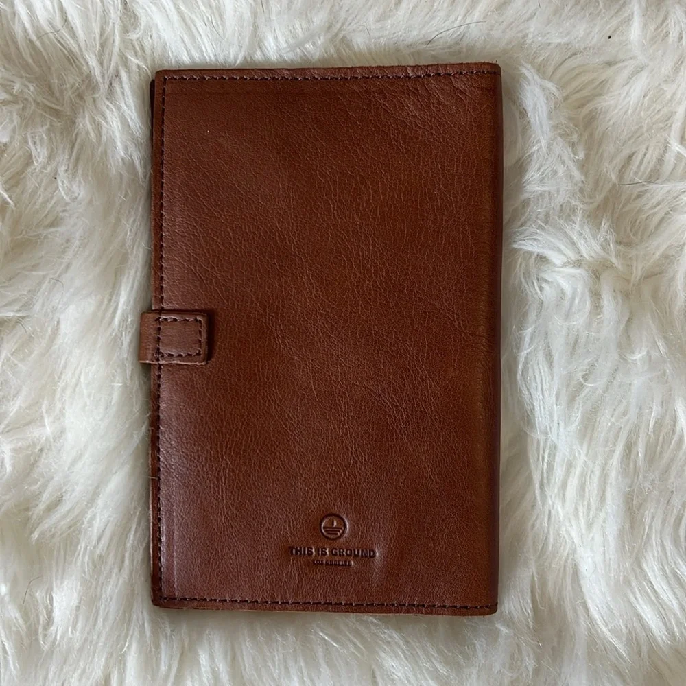 This Is Ground Leather Passport Wallet